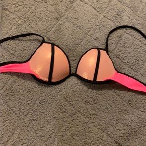 Victoria secret pink shimmer swim top